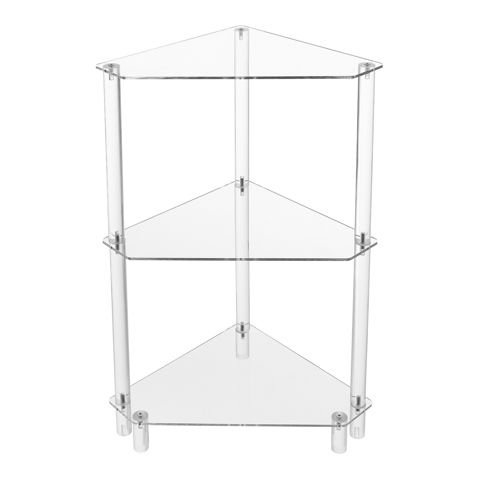 3-Tier Triangle End Table,Side Table,Side Table for Living Room,Bedroom,Bathroom