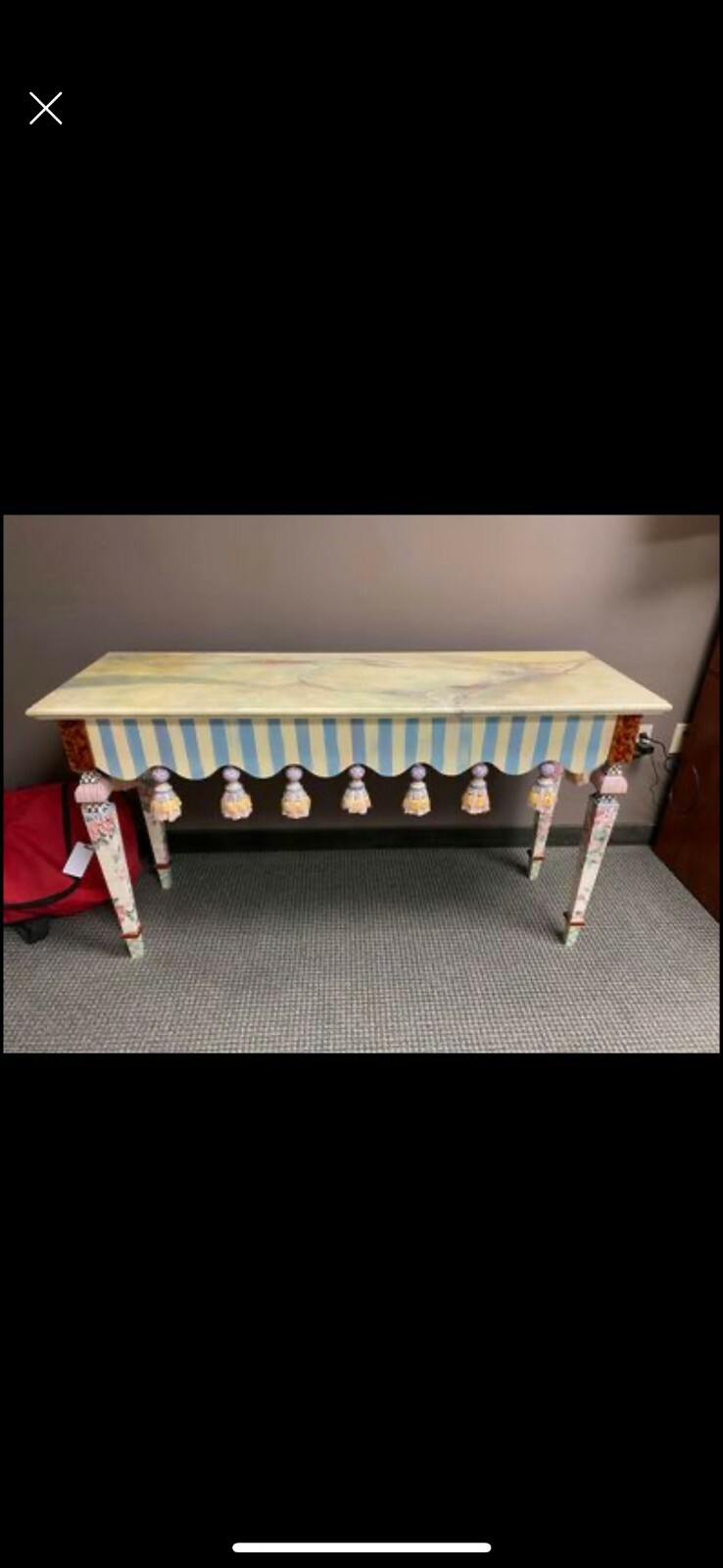 MacKenzie Childs Console Table