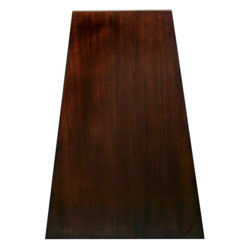 Laurent 17 In. Chocolate Cherry Wedge Solid Wood Recliner End/Side Table with Sh