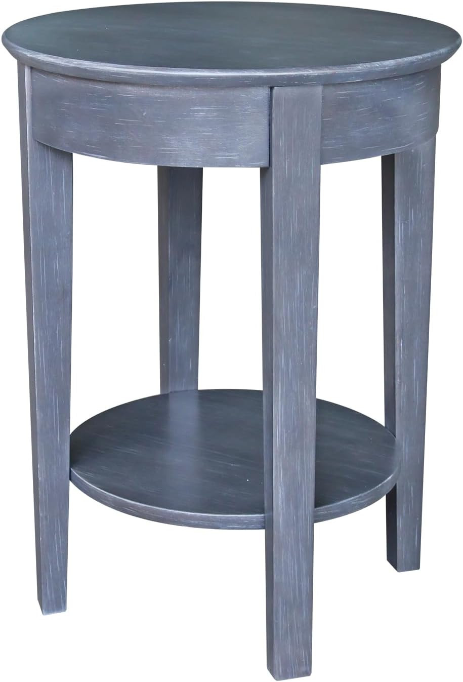 Heather Grey Accent Table with Drawer – Stylish & Sturdy for Any Room