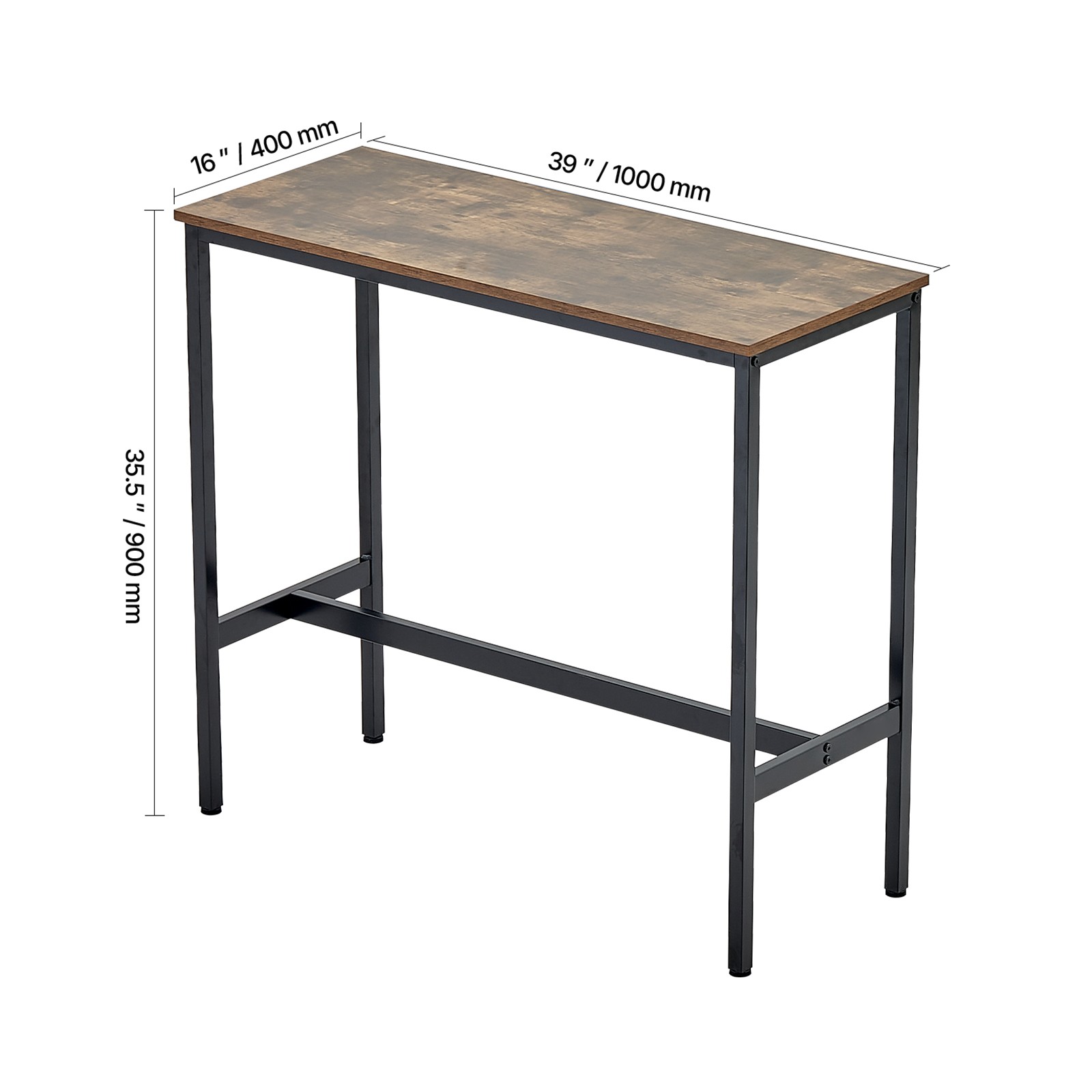 Uimoso 39x16x35.5 in Pub Table for Kitchen, Dining, or Coffee Bar