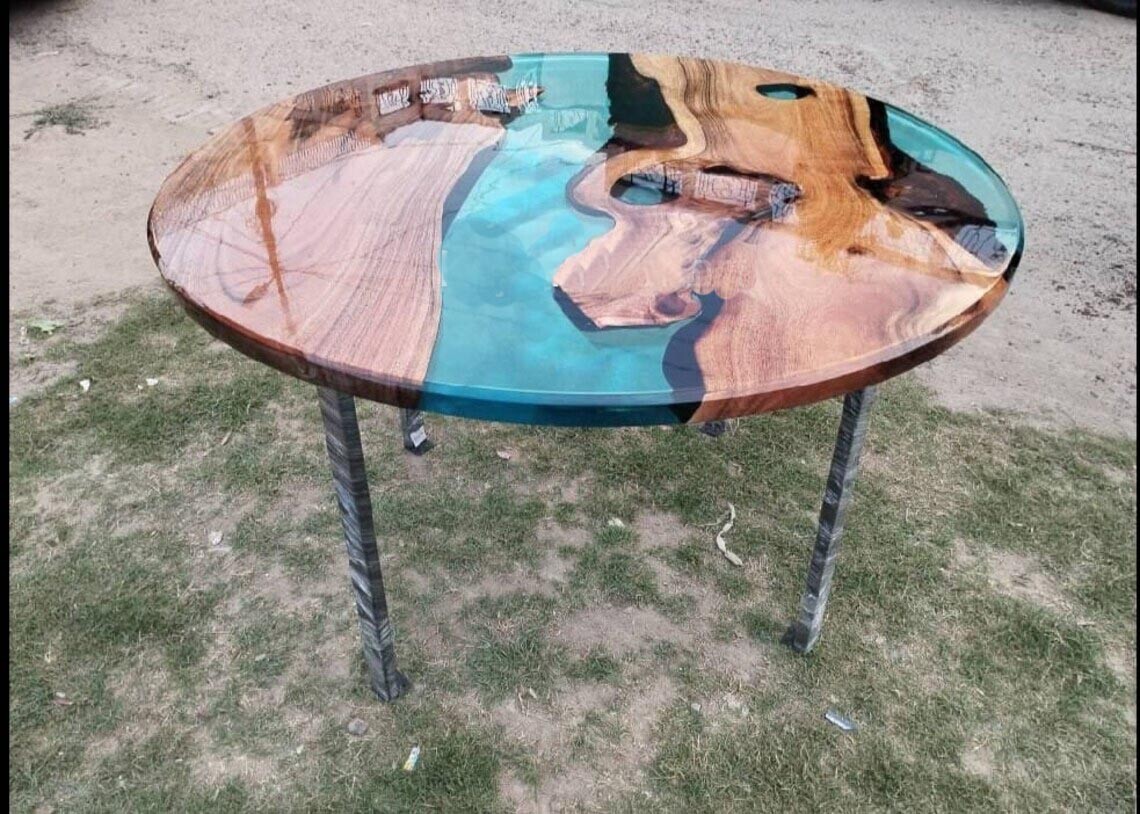 Epoxy Table Top, Dinning Table, Acacia Wood Epoxy Table, Personalized Gift Epoxy