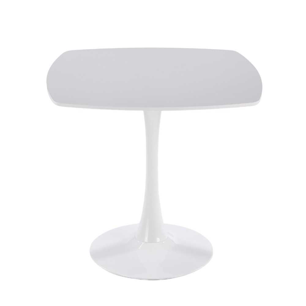 Square Tulip Dining Table for 2-3 Persons, 24 Inch Small Kitchen Table with Stur