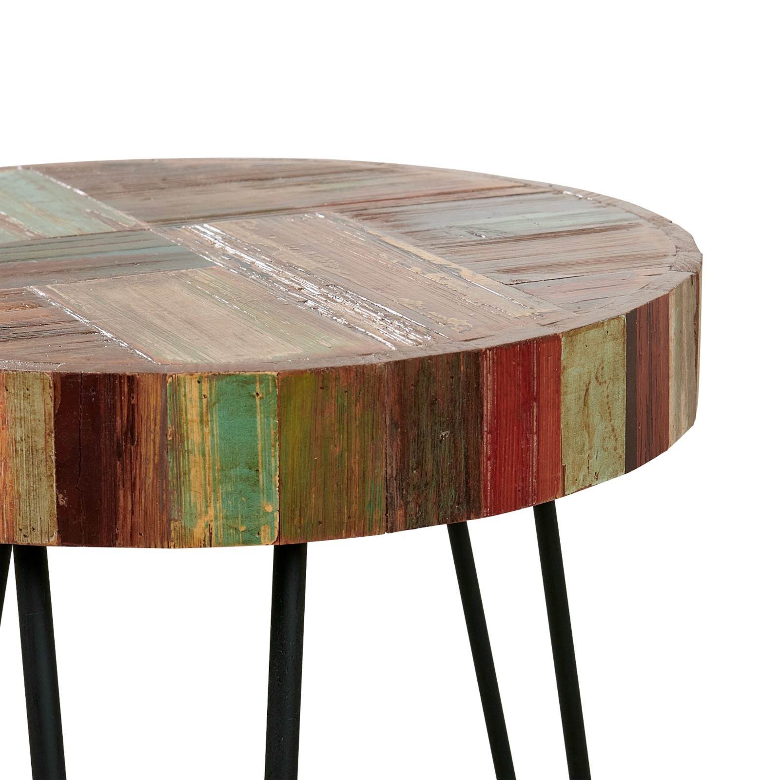 Greenage End Table Sofa Side Table Reclaimed Wood Living Room Bedroom Furniture