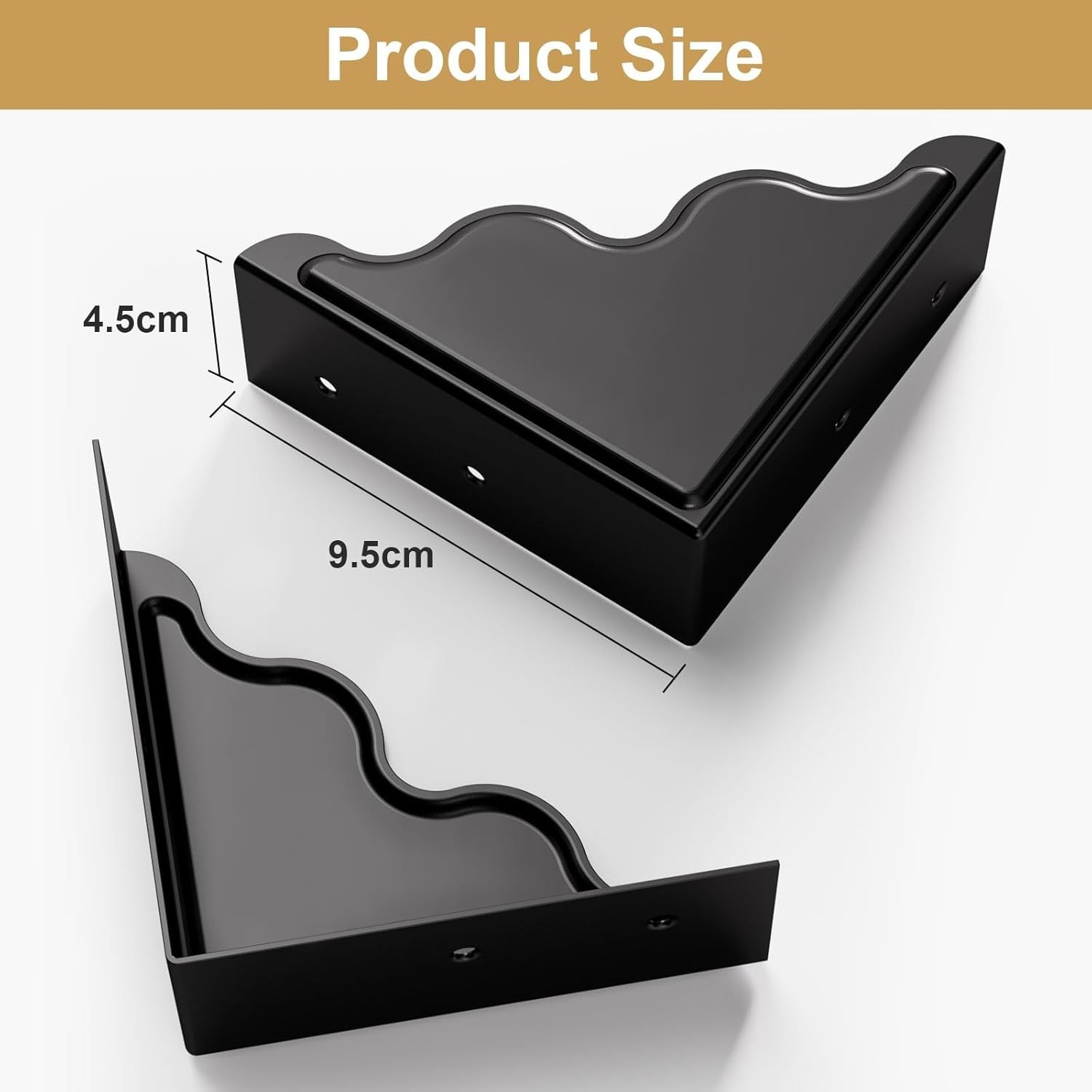 4pcs Table Metal Corner Protectors Minimalist Desk Cabinet Furniture Edge Guards
