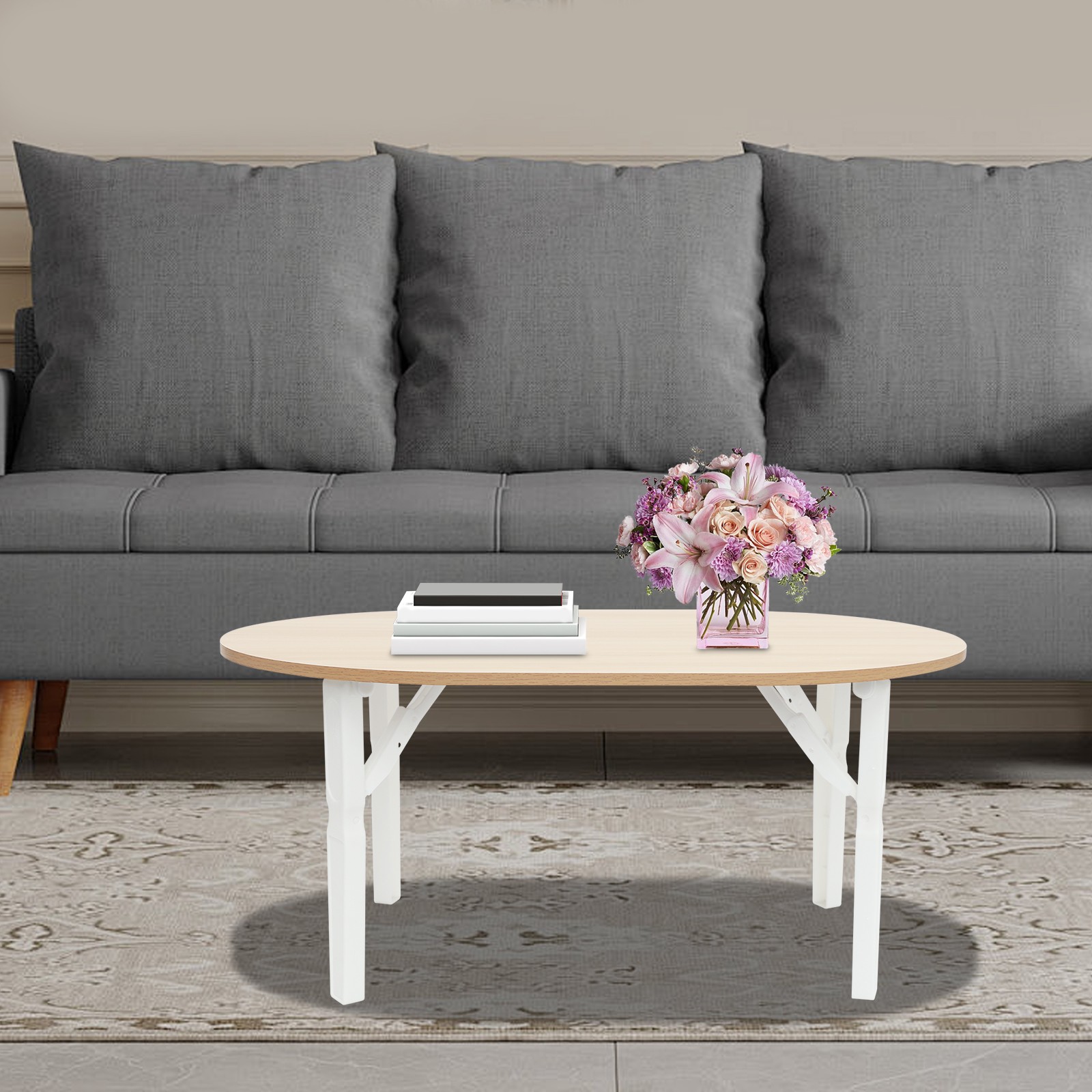 Portable Folding Coffee Table Foldable Small Coffee Table For Living Room