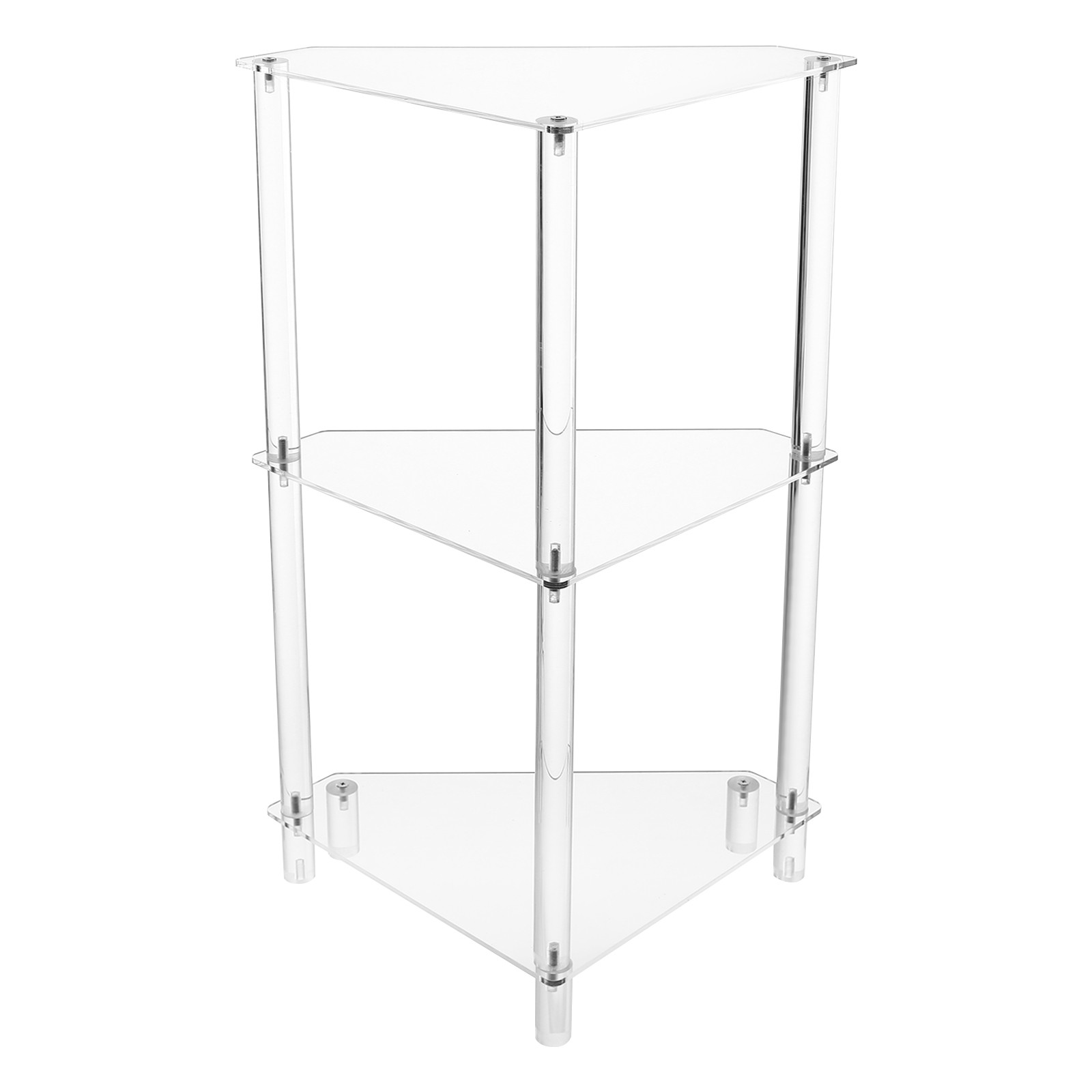 3-Tier Triangle End Table,Side Table,Side Table for Living Room,Bedroom,Bathroom