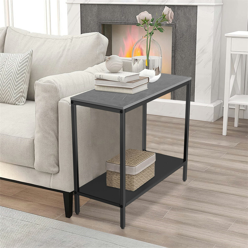 Coffee Nesting Table Round Side End Accent Table White Marble Top Home Furniture