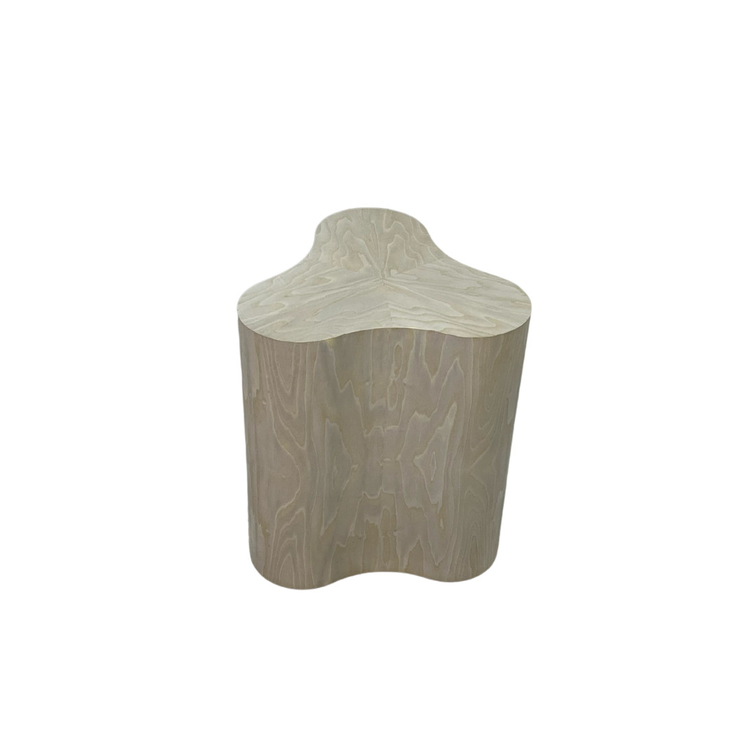 Arteriors Jojo Side Table Contemporary Wood W20in D17in H23in Beige Home Decor