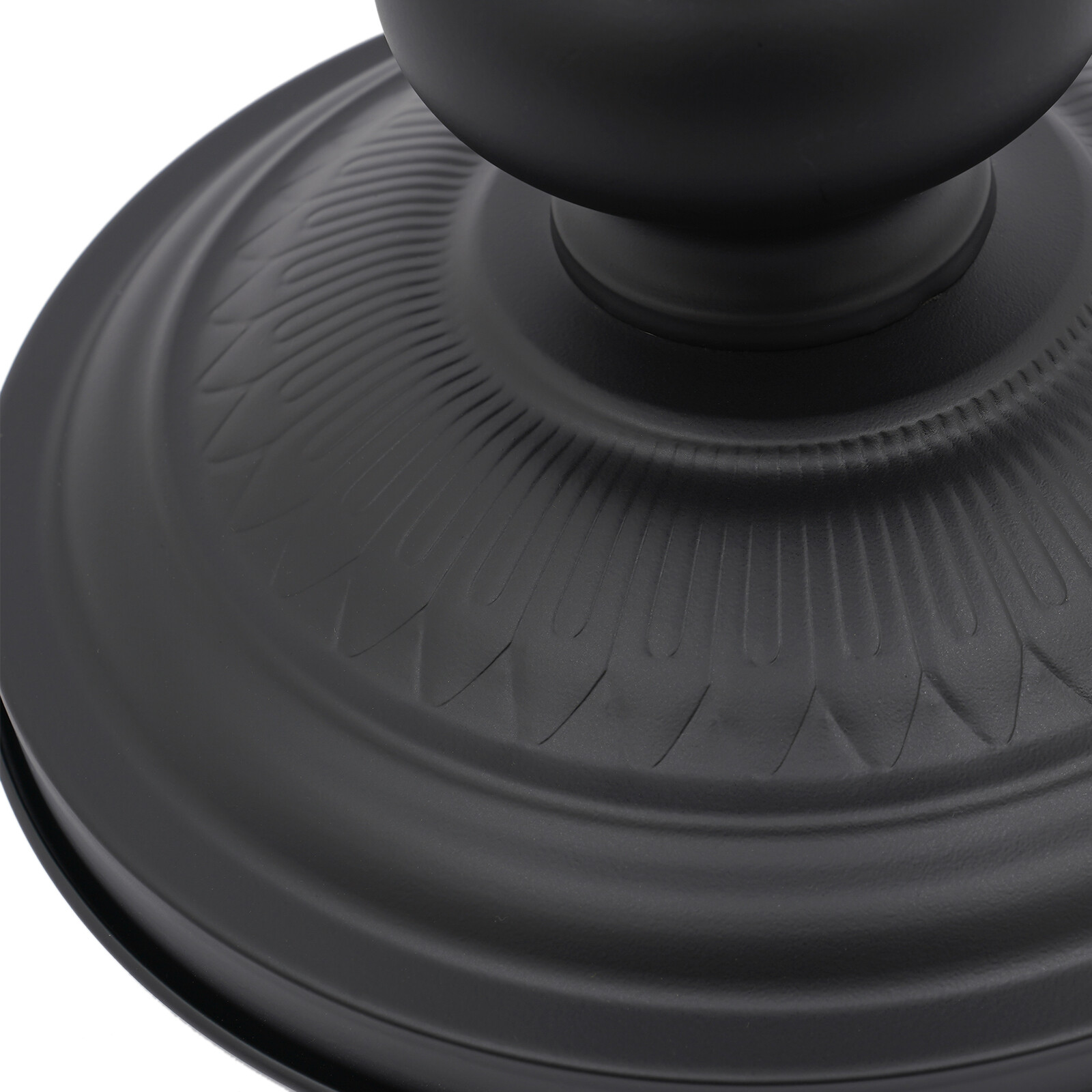 Retro Black End Table, Side Table For Couch, Sofa Side Table For Living Room