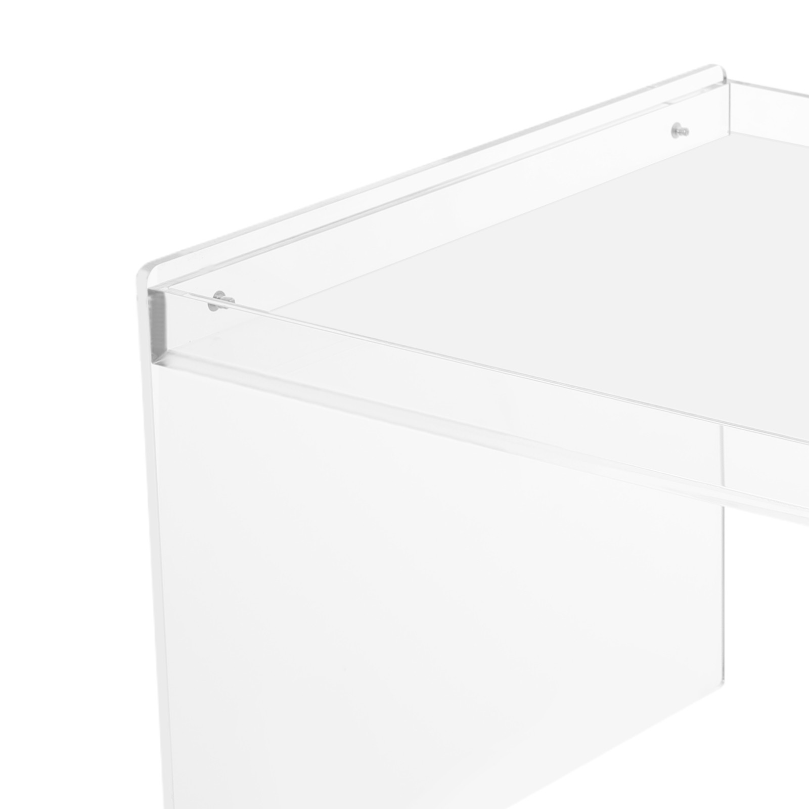 31.5*19.7*15.7in Modern Clear Acrylic Rectangle Coffee Table for Living Room