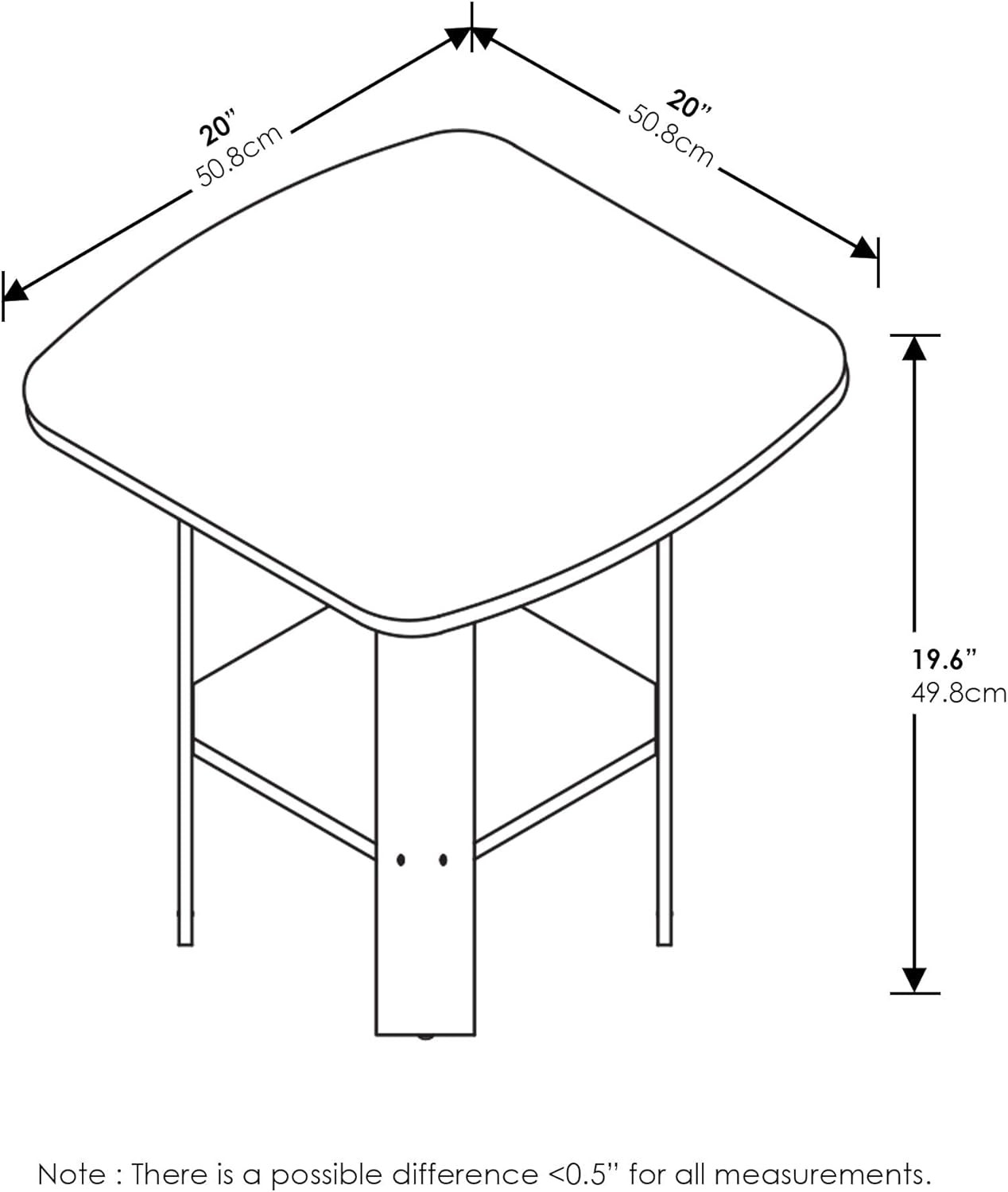 Elegant Espresso Coffee and End Table Set – Simple Design for Any Room