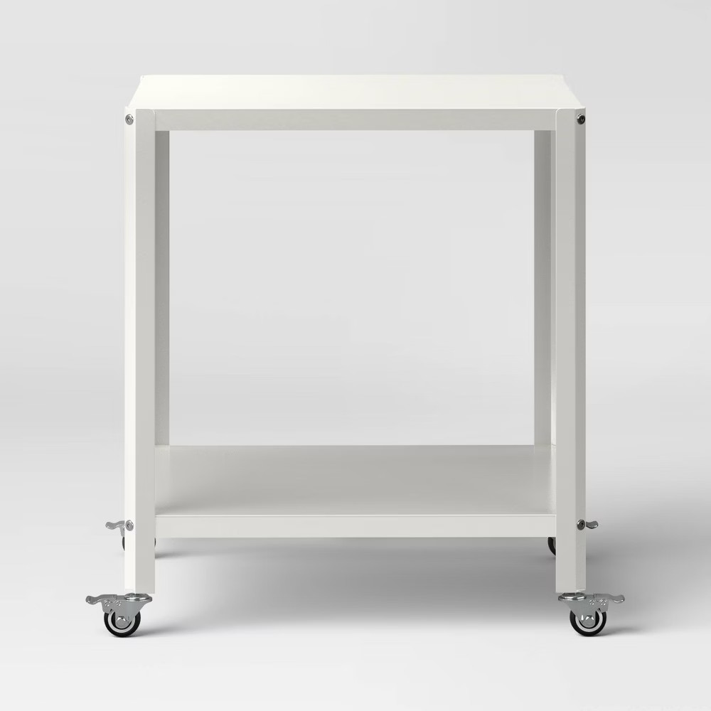 Metal Accent Table Chalk White – Room Essentials