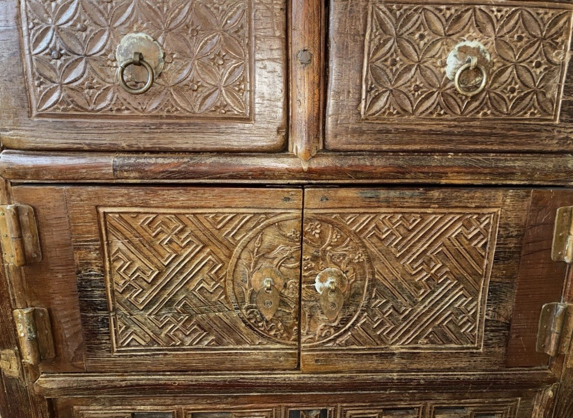 Antique Hand-Carved Wooden Chinese Alter Table Circa 1800