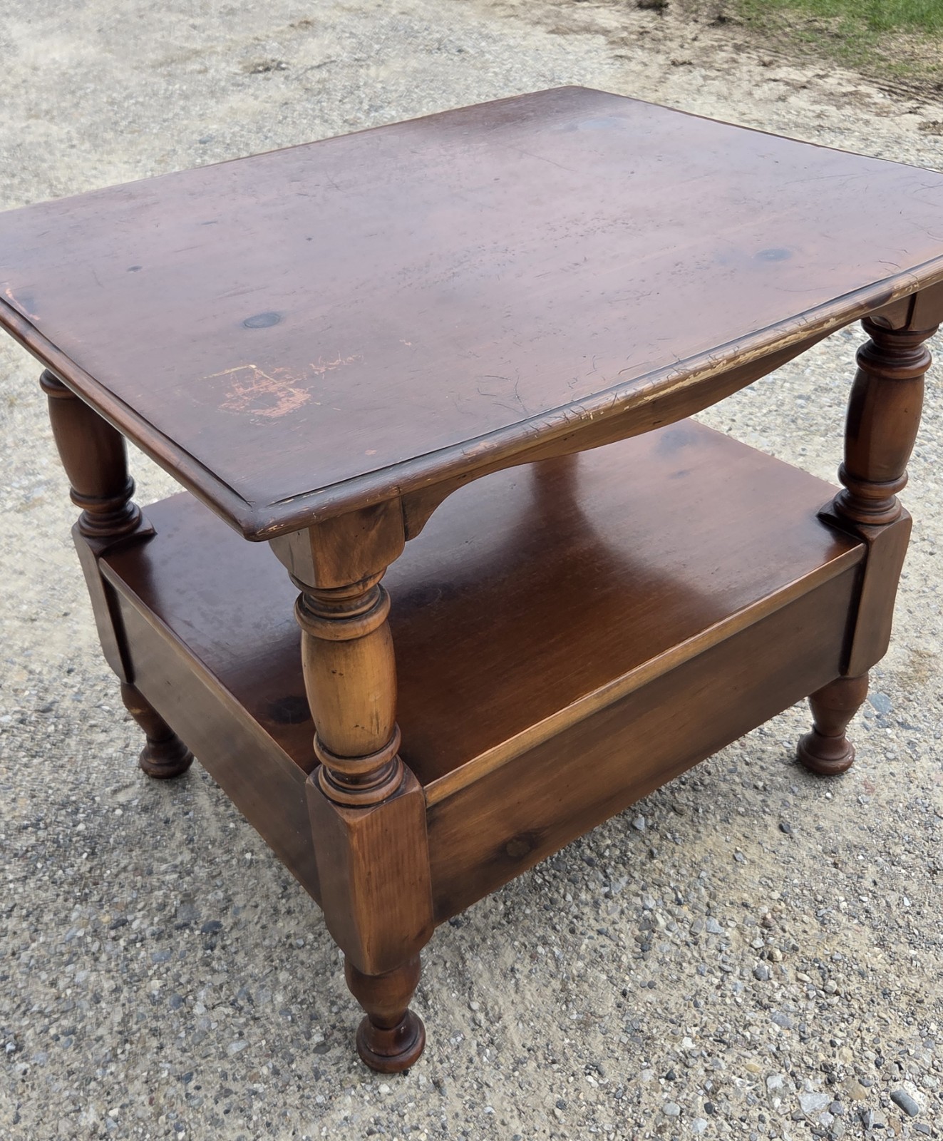 Pine Shop Original Company Side / End With Drawer