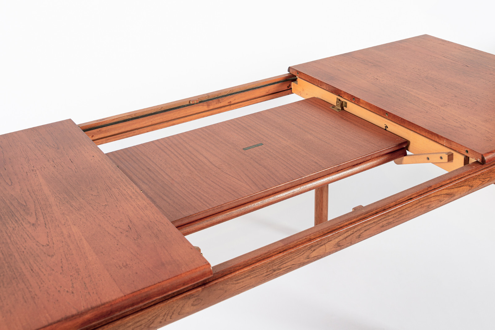 Teak Mid Century English Extension Dining Table by White & Newton