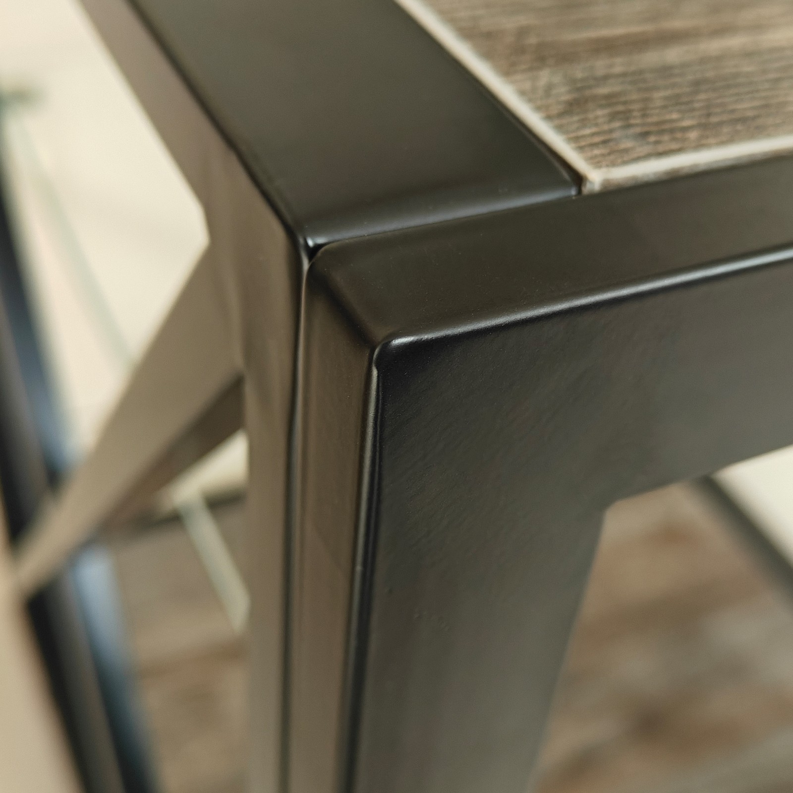 Modern End Table Nightstand Industrial Style Side Table for Bedroom &Living Room