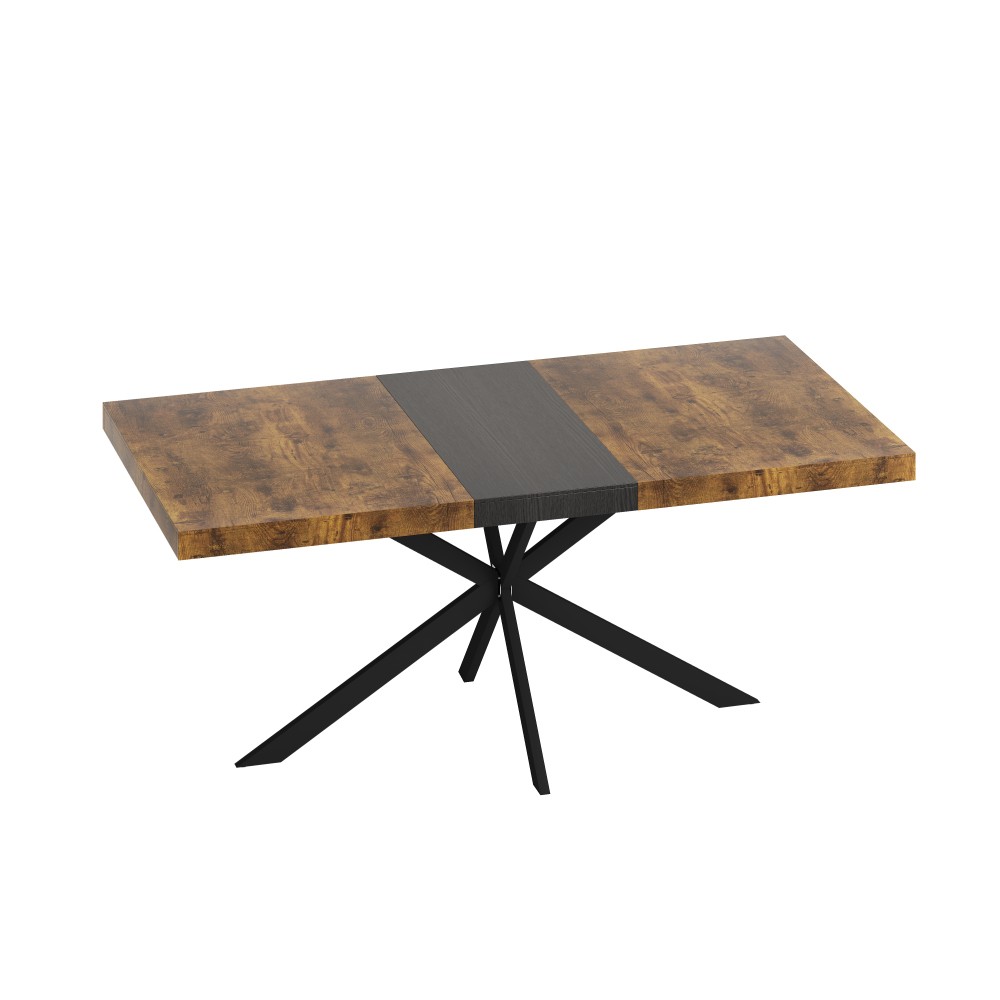55.11″-70.86″Retro Rectangular Stretch Dining Table, Grey Carole Top