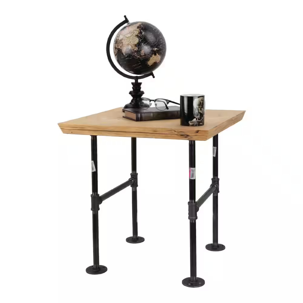 1/2 In. Black Pipe 16.5 In. W X 19.5 In. H “H” Design End Table Leg Kit