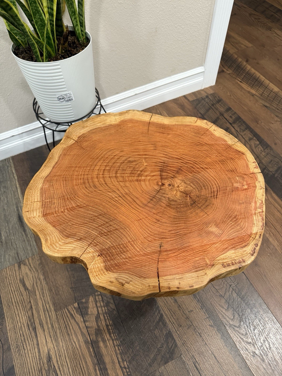 Rustic Live Edge Coffee Table, Unique Wood Side Table, Furniture Handcrafted