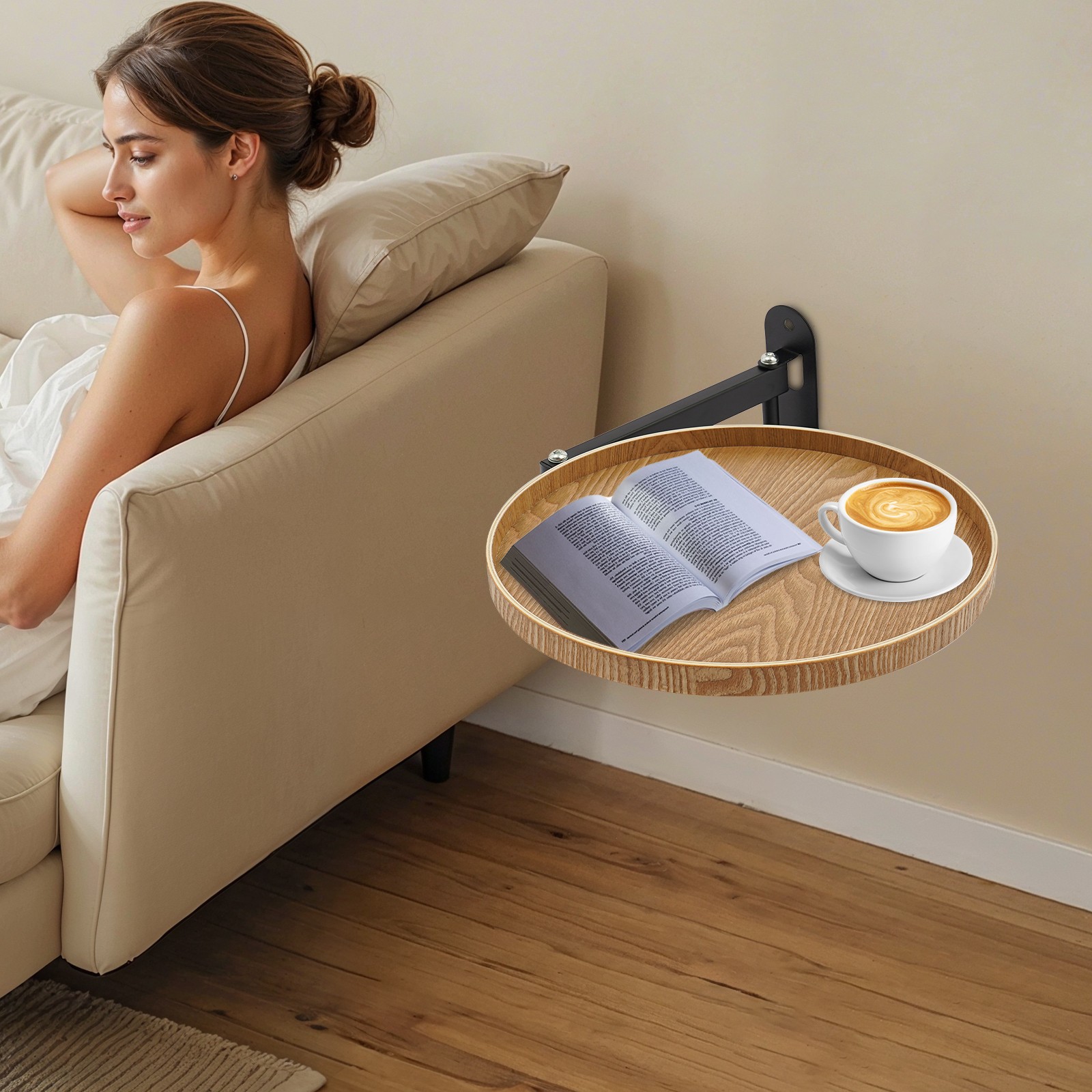 Wall Mounted Folding Table Foldable Wall Table, Foldable Sofa Table Coffee Table