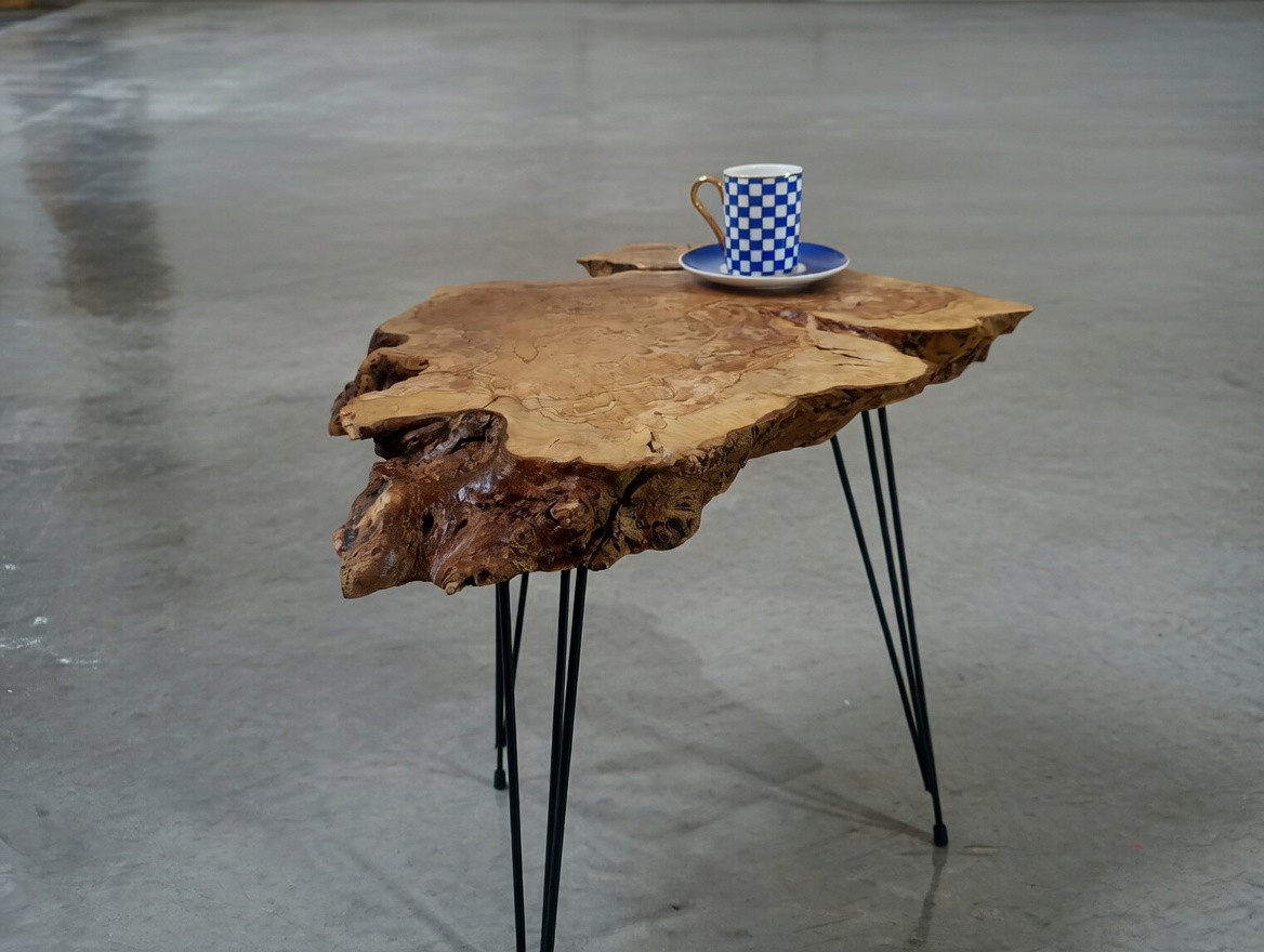 live edge wood coffee table Solid wood Table Olive table Rustic Coffee Table