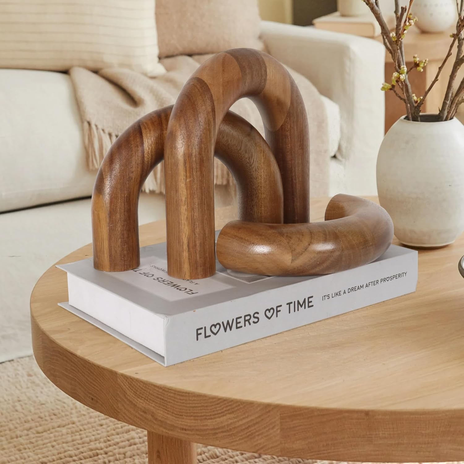 3 Pcs Wood Shelf Decor Aesthetic, Modern Aesthetic Home Decor Accent