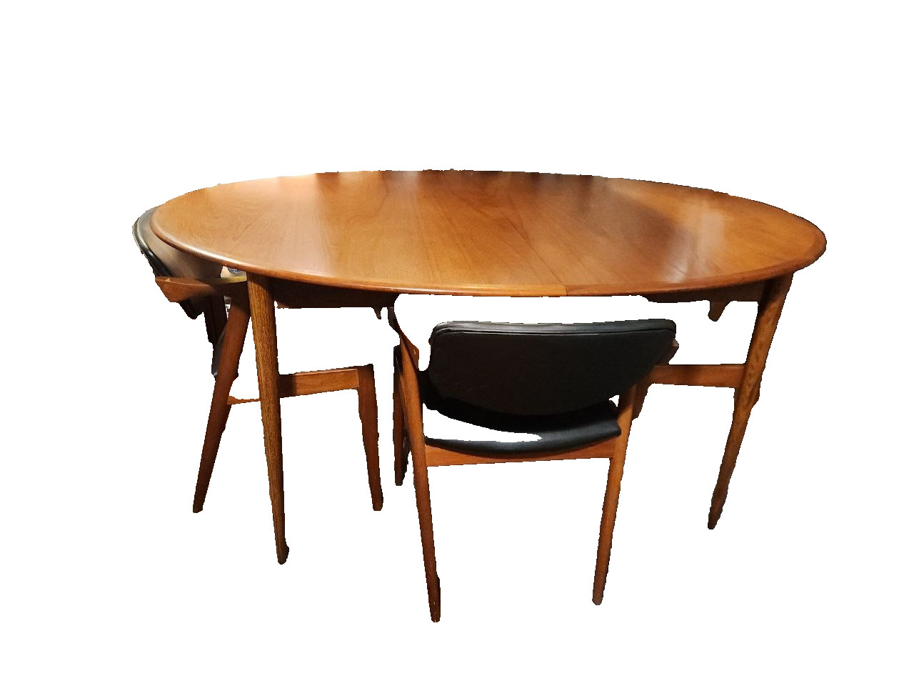 Mid Century Danish Teak Extension Dining set and 6 chairs by Kai Kristiansen