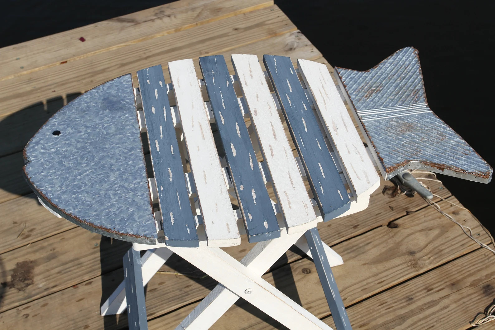 BEACH HOME DECOR, Fish Talble, Beach Deck Tables, Sea Side Home Decor