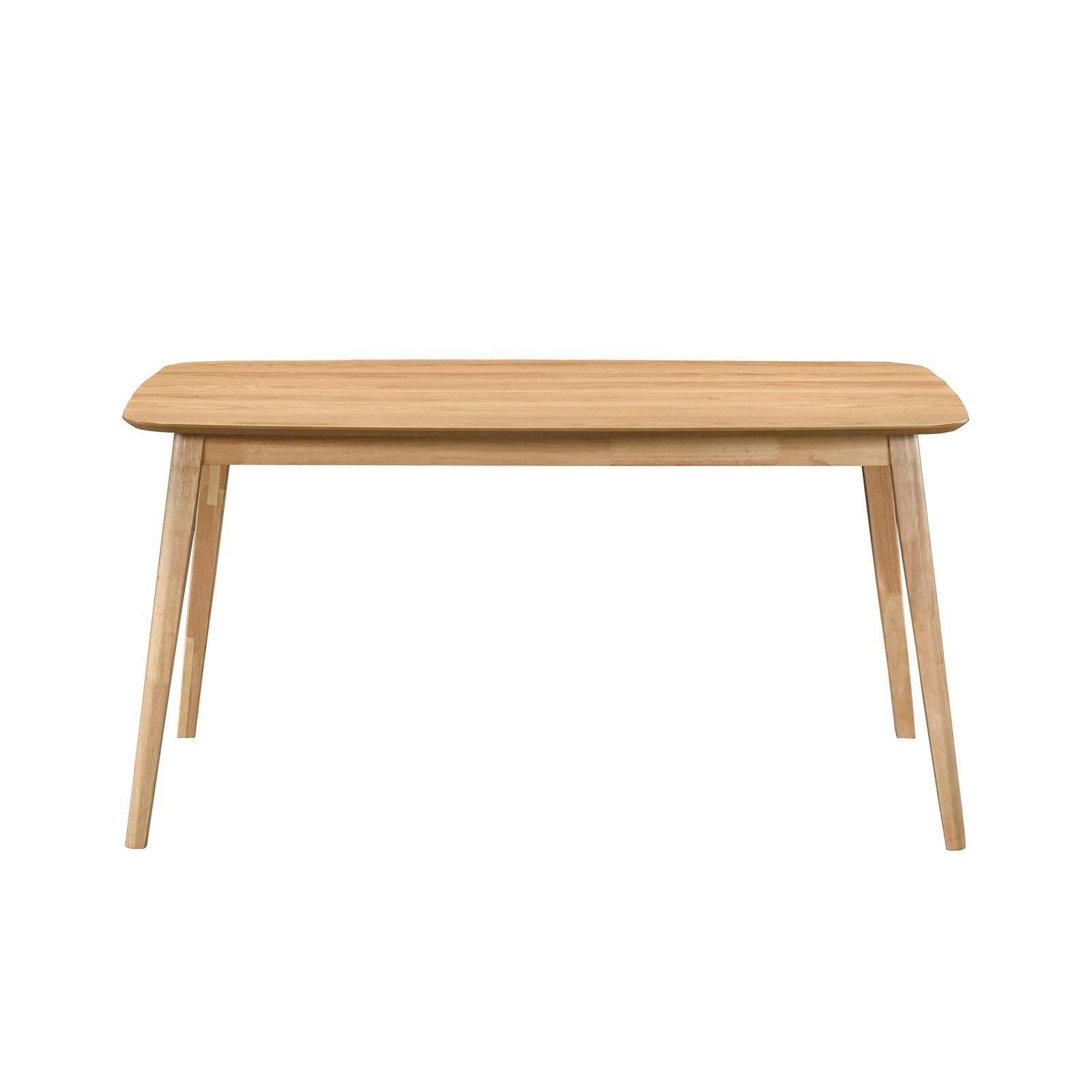 Modern Rectangular Dining Table for 6, Farmhouse Kitchen Dinner Tables with T…