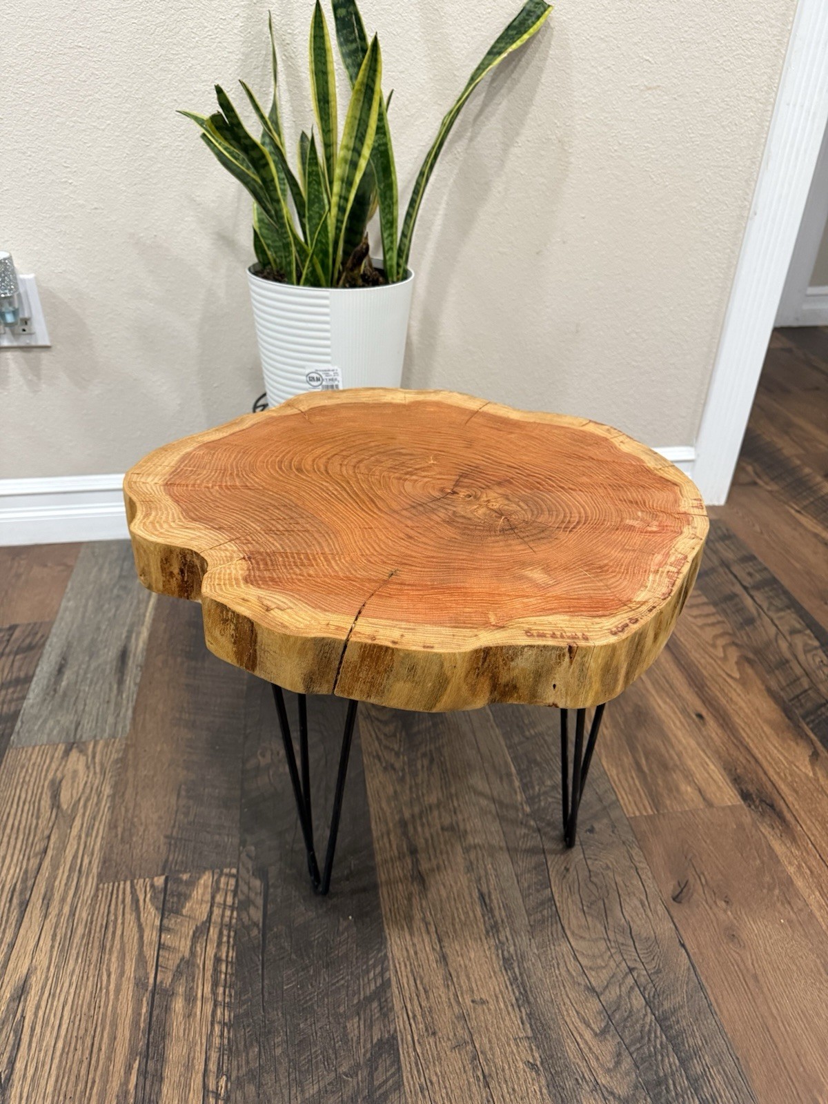 Rustic Live Edge Coffee Table, Unique Wood Side Table, Furniture Handcrafted