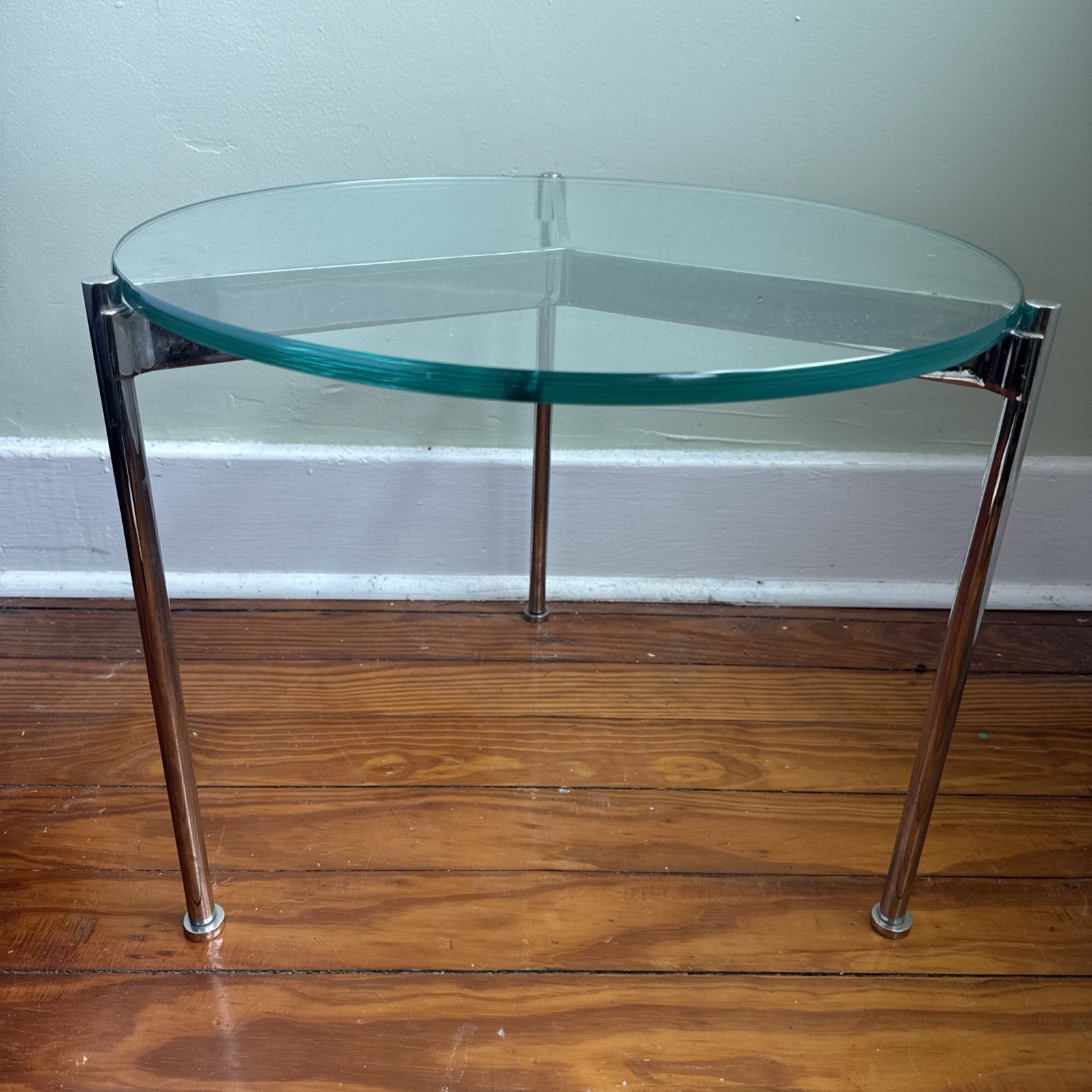 Vtg 70s Ward Bennett Claw Side Table Brickel Associates Minimalist Industrial
