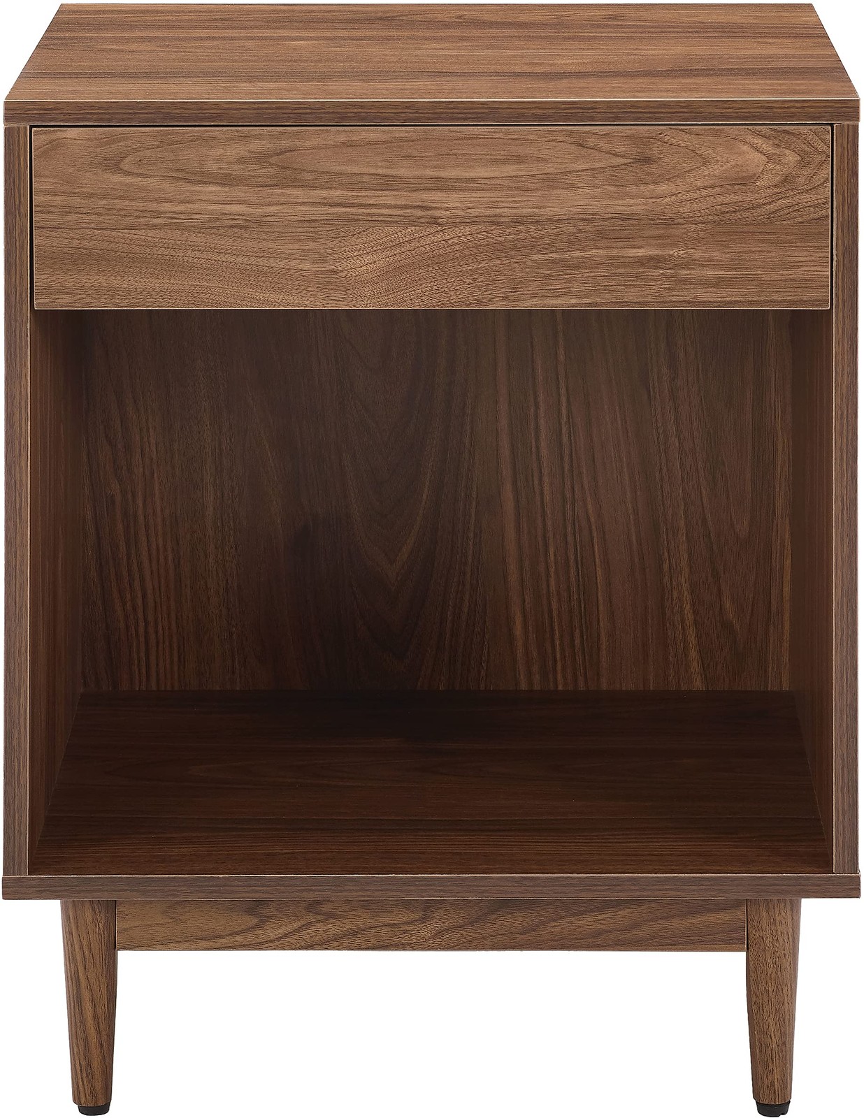 Crosley Furniture Liam End Table and 15.75 in x 20 x 25.5 in, Walnut