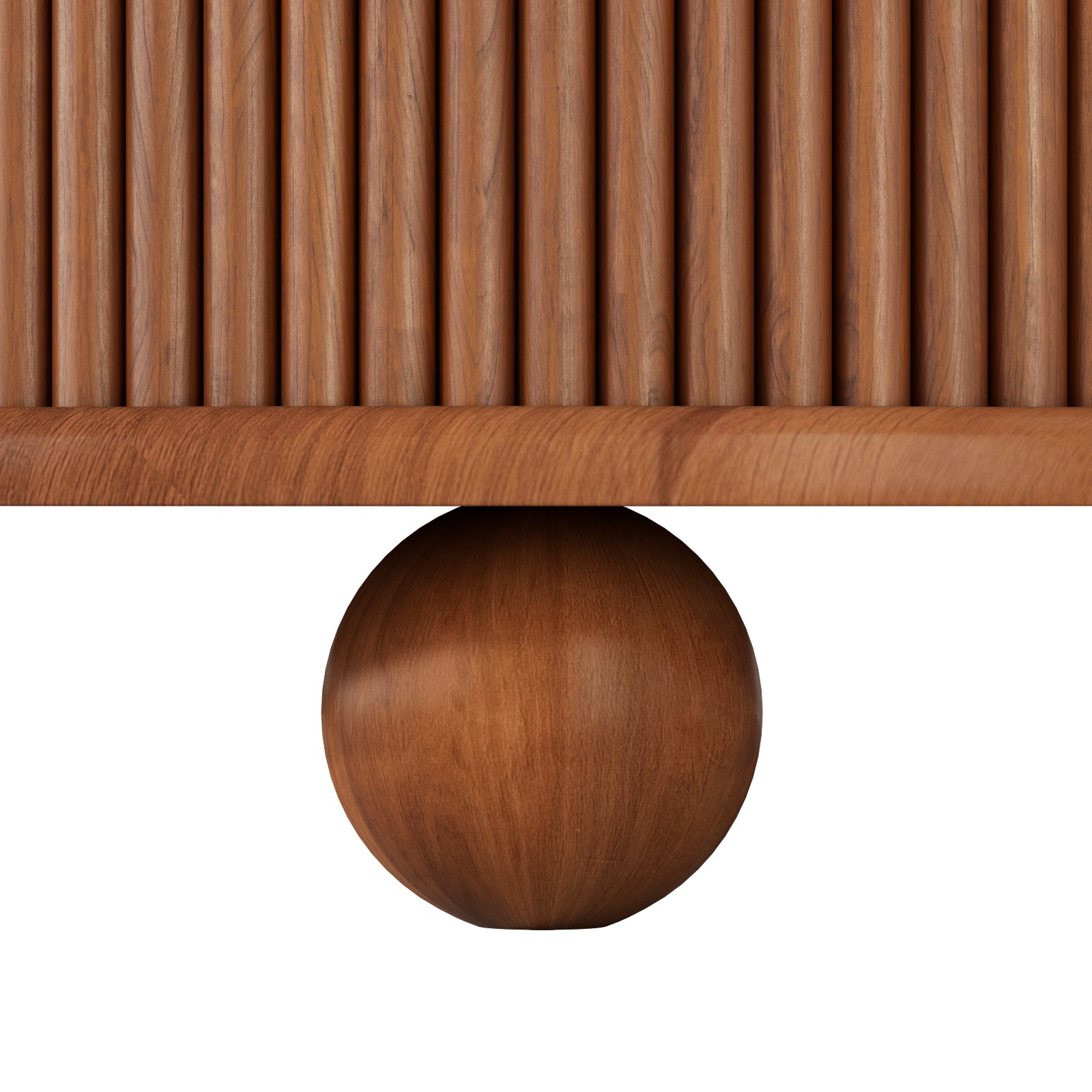 Round Solid Wood Coffee Table Center Table With Hidden Compartment Sliding Door