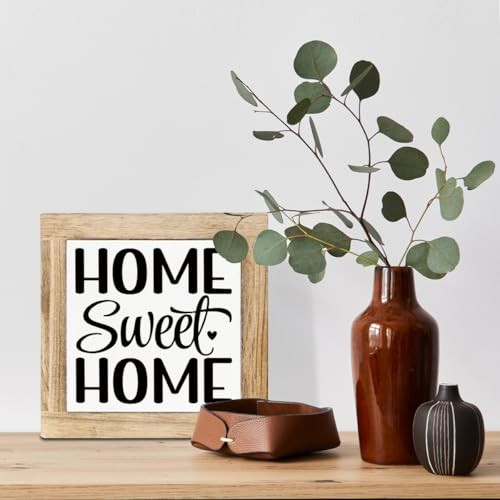 Housewarming Gifts, Home Sweet Home Sign, Front Door Decor, Wooden Box Color12