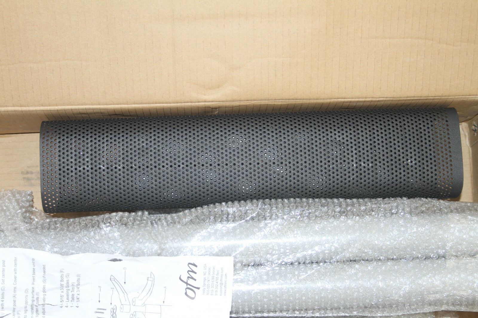 OFM Model MT BASE Metal Mesh Base Designed for OFM MT Model 42RD Table Tops