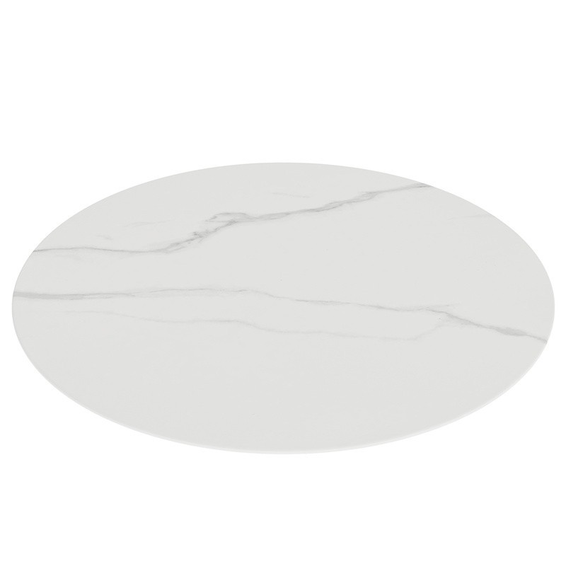 20″-36″ Inch Round Tempered Glass＋Marble Pattern Table Top for Indoor & Outdoor