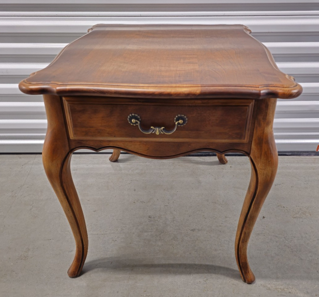 Ethan Allen Country French Lamp Table, Item #26-8303 in #236 Fruitwood Finish B