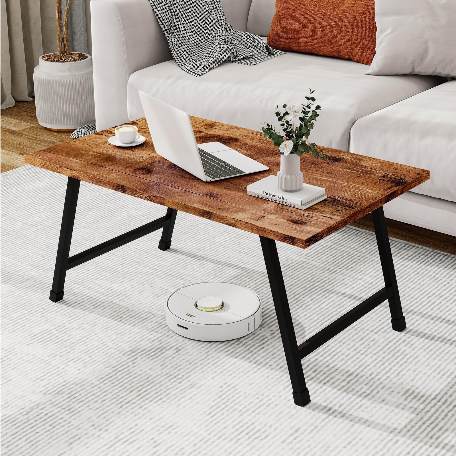 Foldable Rectangular Coffee Table – Stylish and Functional Folding Table for …