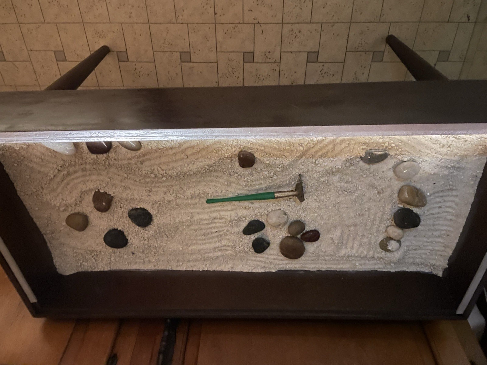 Shadow Box End Table Zen Garden Terrarium Reptile Enclosure Plant Garden