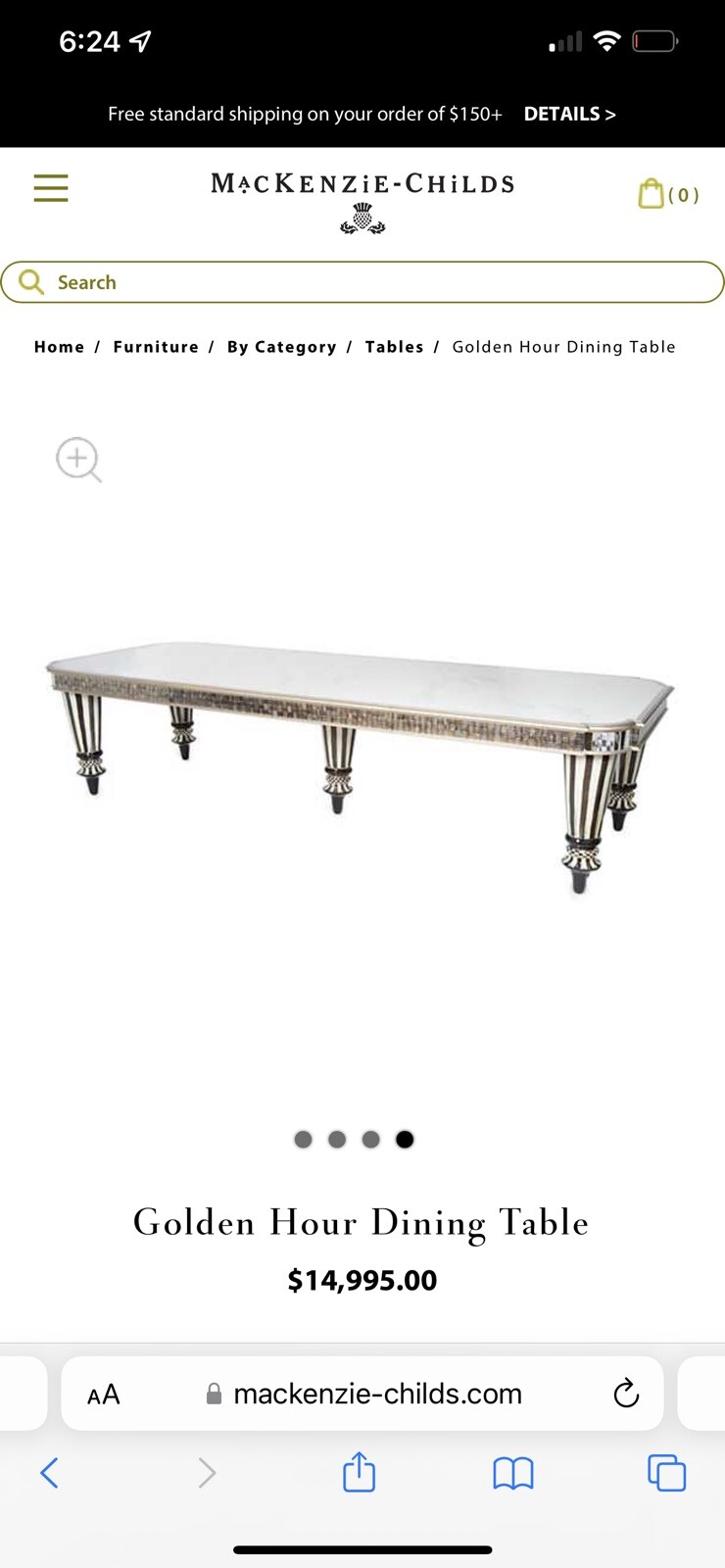 mackenzie childs Table