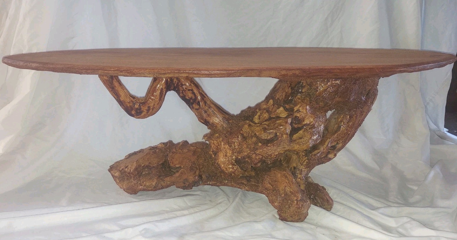 Coffee Table Solid Wood Cottagecore Bonsai Stand 36x12x12″ Natural Accent Rustic