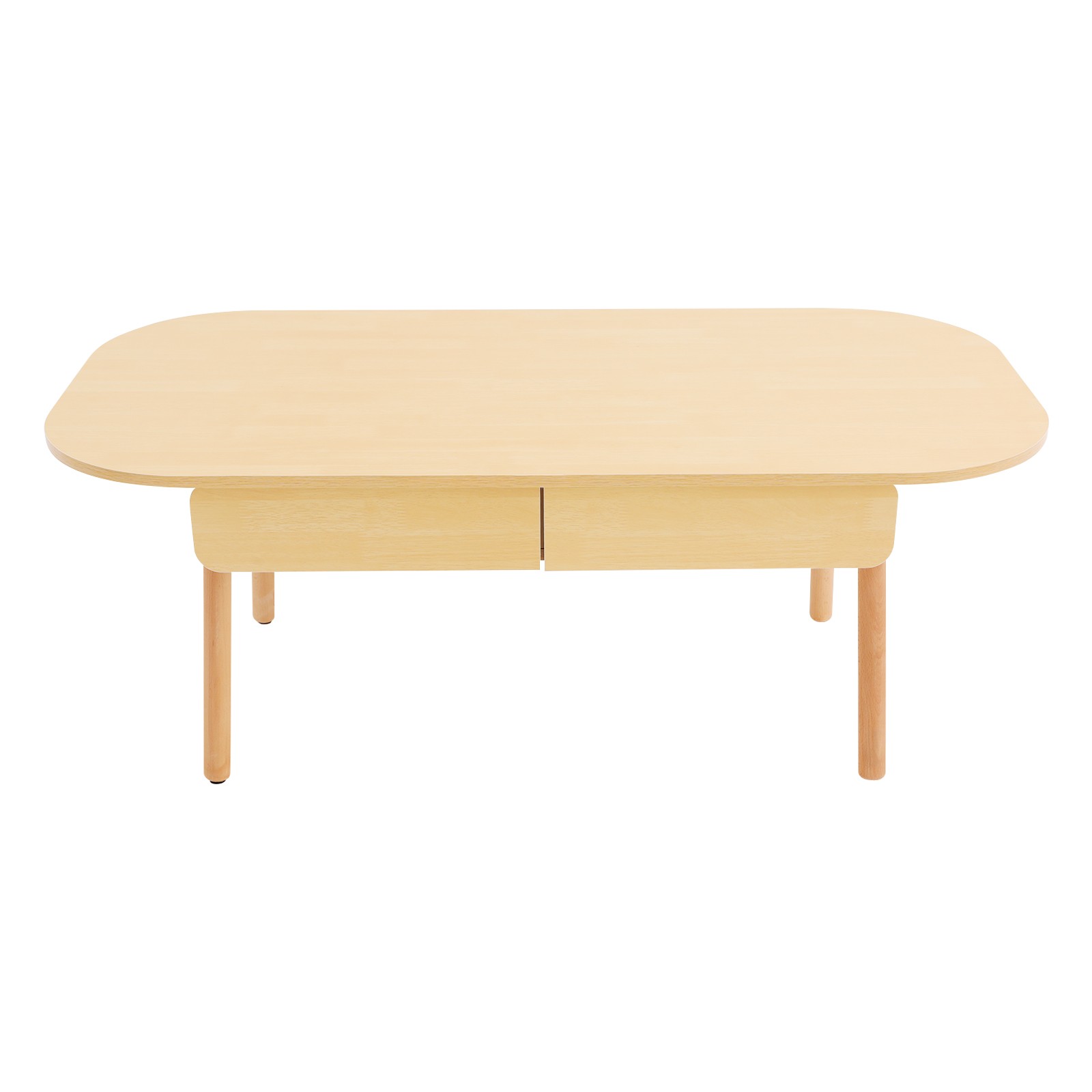 Modern Coffee Table W/Drawer Max 220lbs Coffee Table W/Storage for Living Room