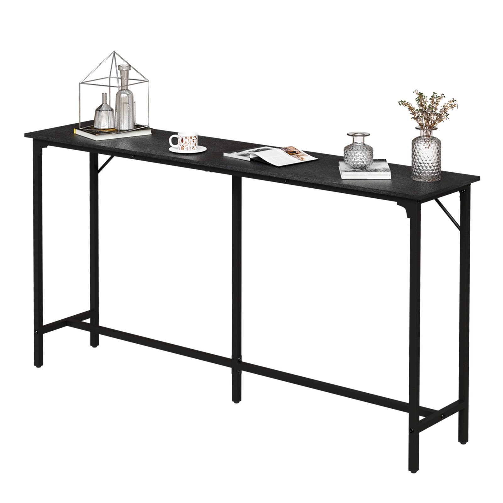 Durable MDF Top & Metal Frame, Ideal for Kitchen/Bar