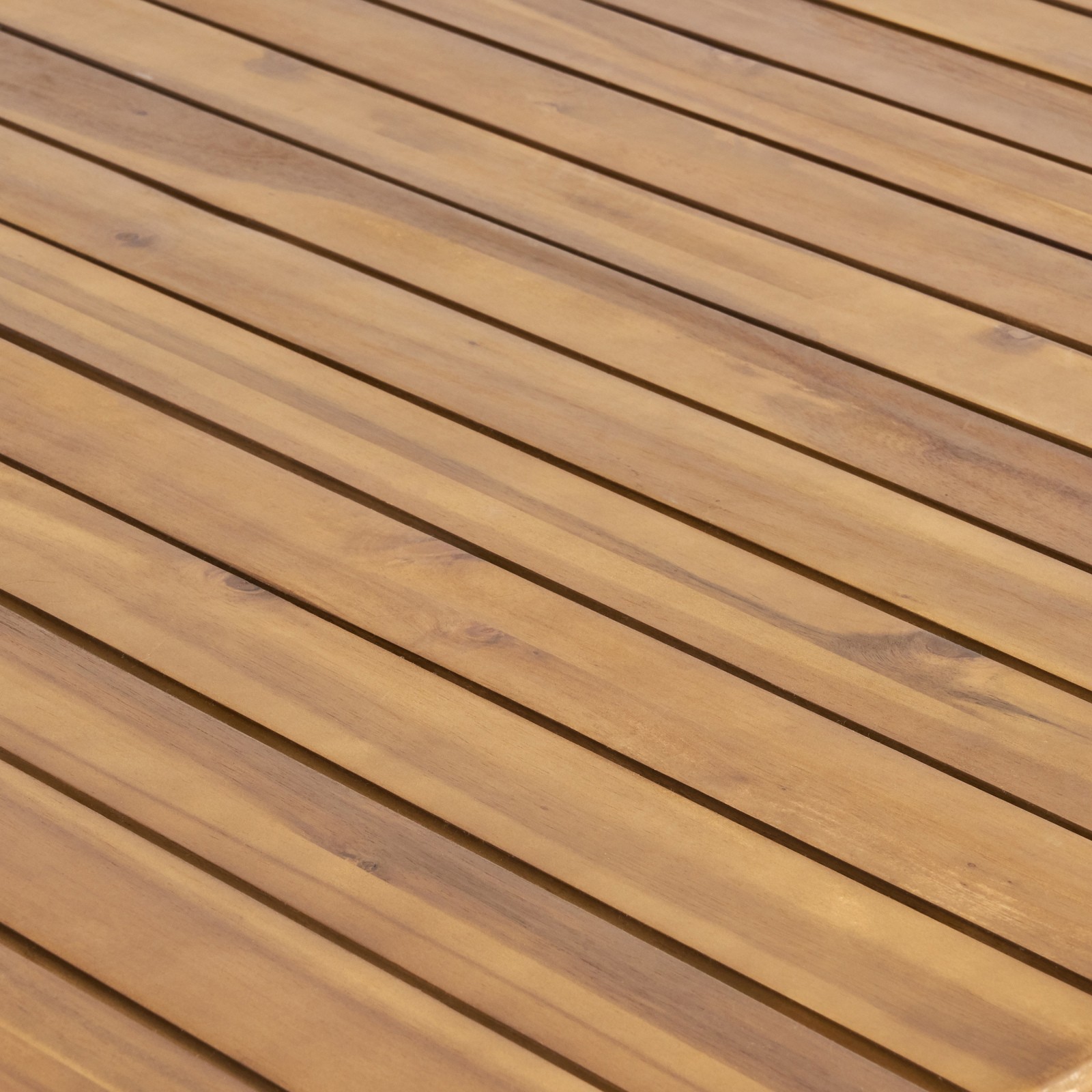 Acacia Wood Outdoor Dining Table 68.5″W x 37.5″D x 30″H