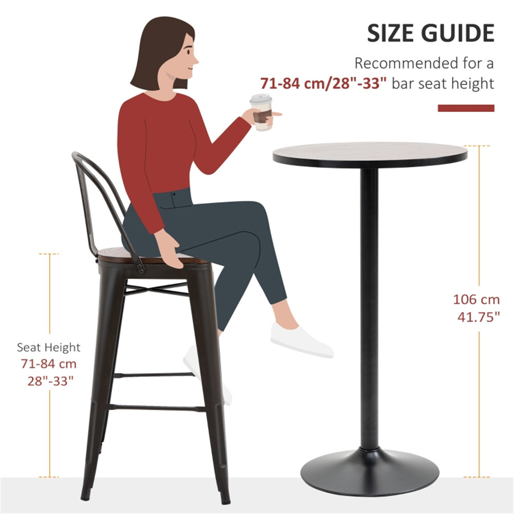 Coffee Table Rust-resistant Metal Frame for Extra Sturdy and Stable Support