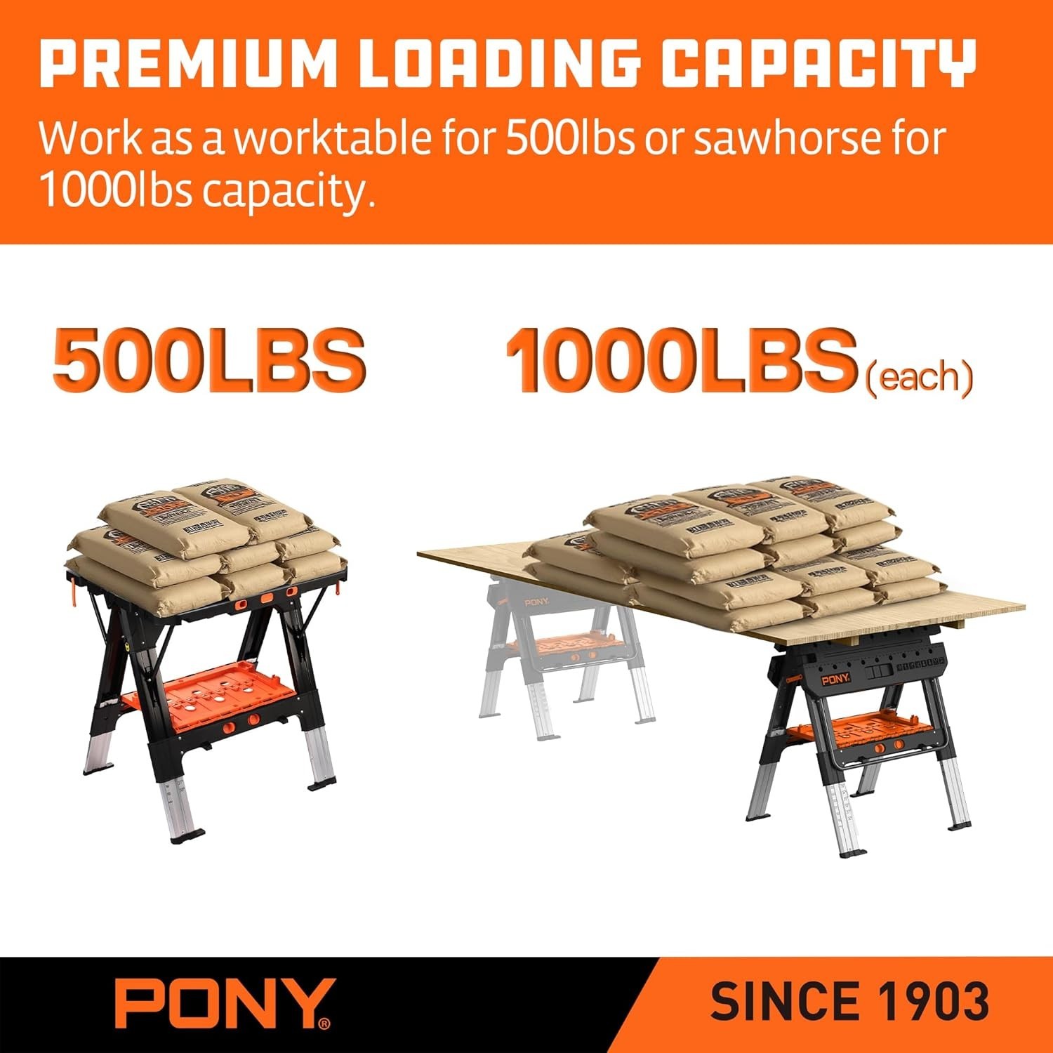 Height Adjustable Portable Workbench & Sawhorse – Perfect for Every Project