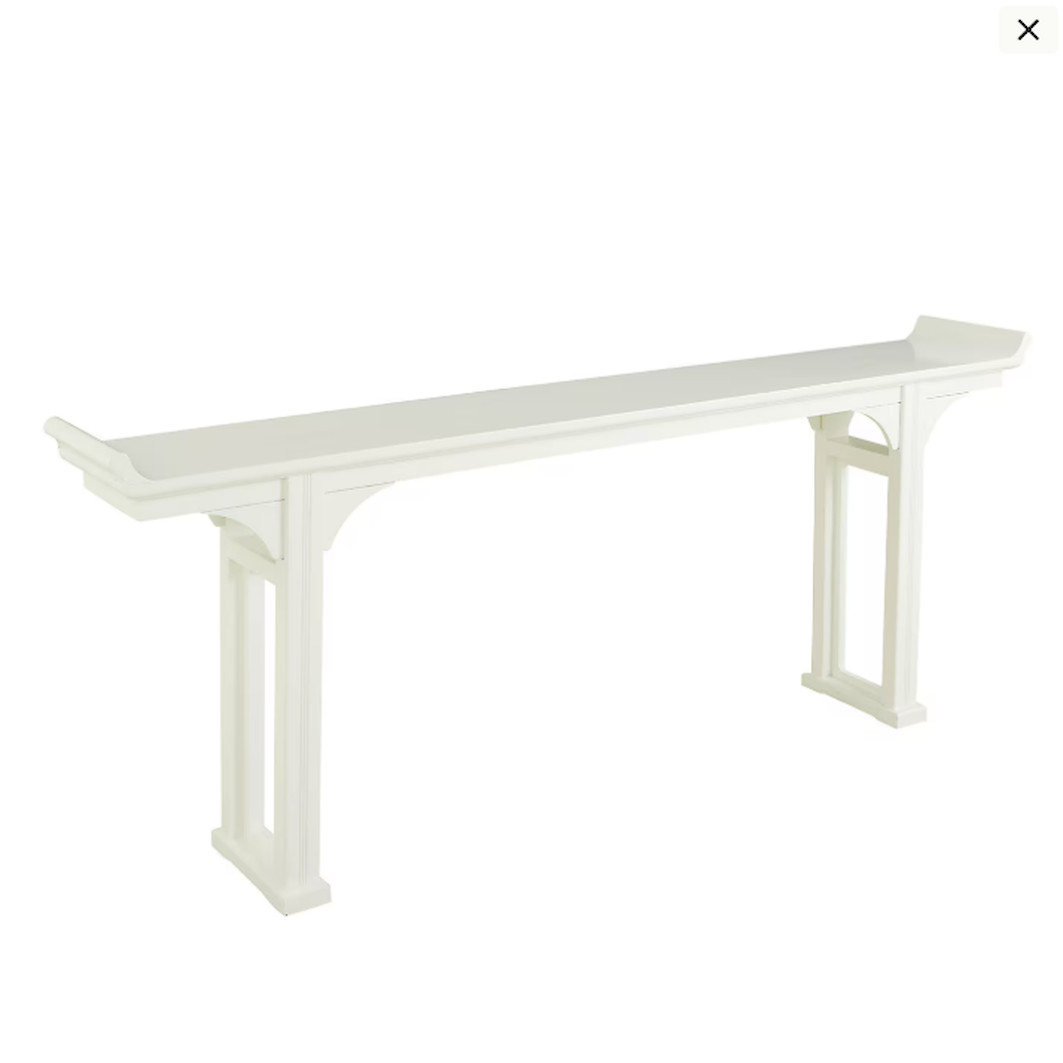 Ballard Designs Ananda Console Table – White