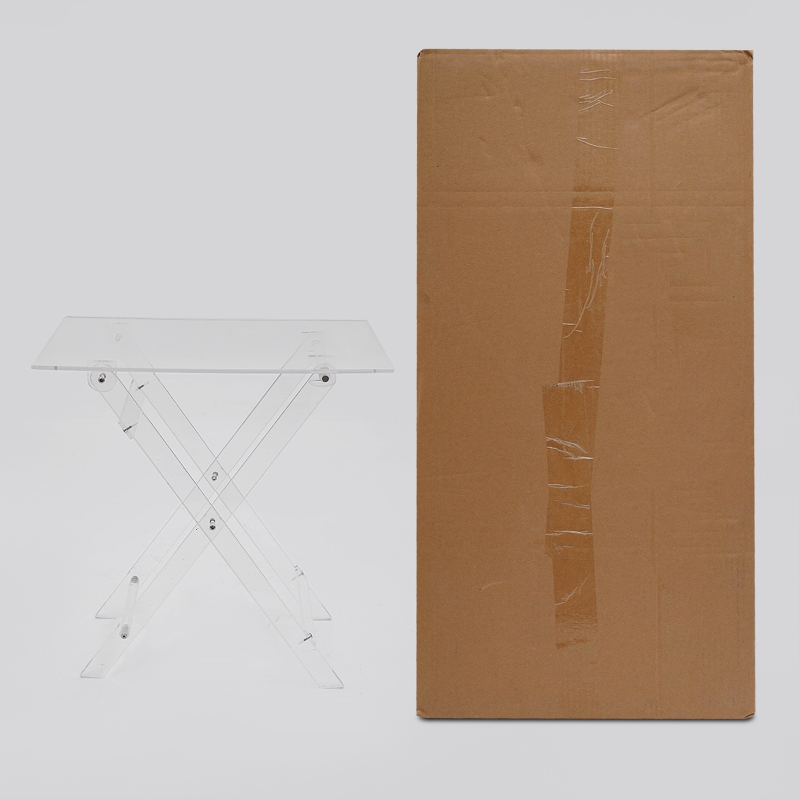 Foldable TV Dinner Table, Folding Bed Desk 19.29*14.57*5.51in Space Saving