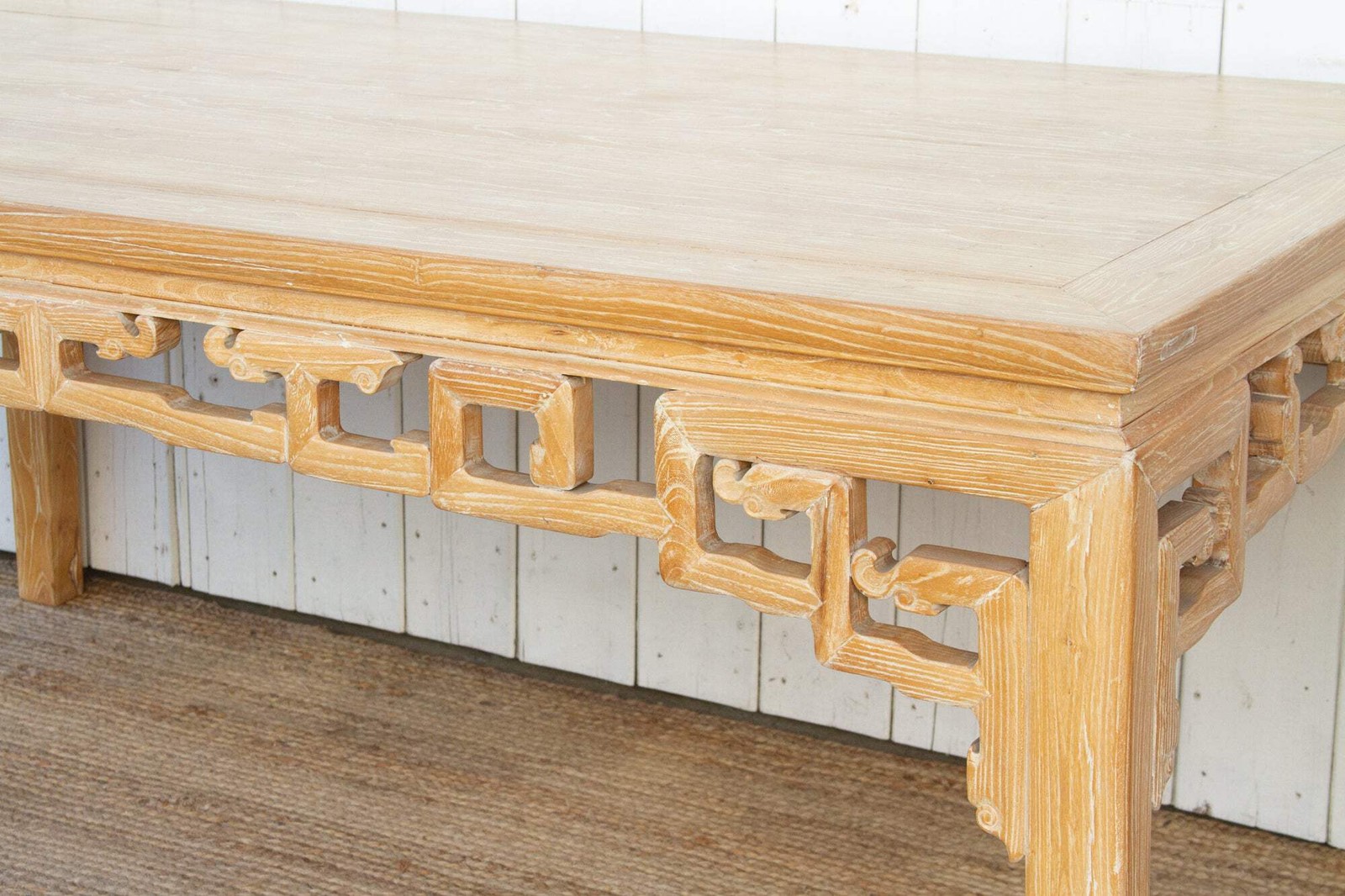 Reclaimed Elm Qing Style Dining Table
